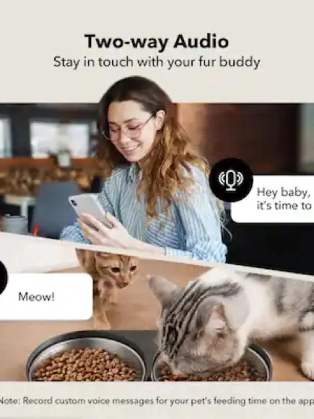 PETLIBRO Granary Smart Feeder Dual Bowl 5G WiFi Automatic Pet Feeder